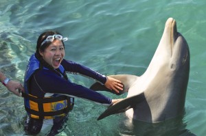 Chuwan and a Dolphin